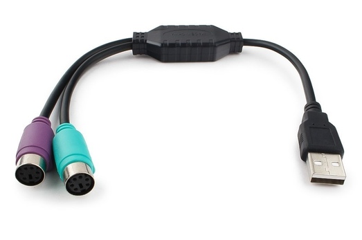 Конвертер PS/2 --> USB Cablexpert UAPS12-BK